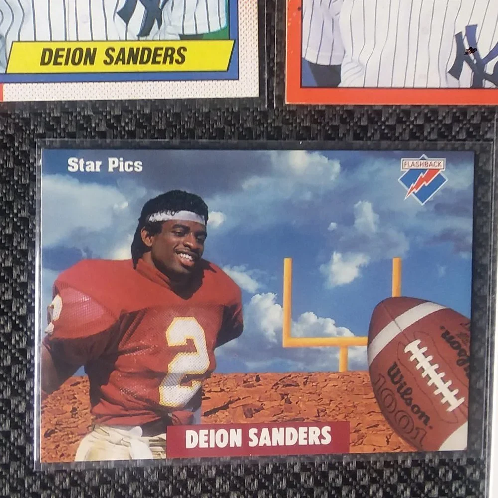 Deion Sanders 7x Card Lot (Rookies,FSU,Multisports)